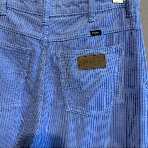 Wrangler Pleated Barrel Cord High Rise Jeans Pastel Purple Women’s Size 28 - Picture 7 of 9